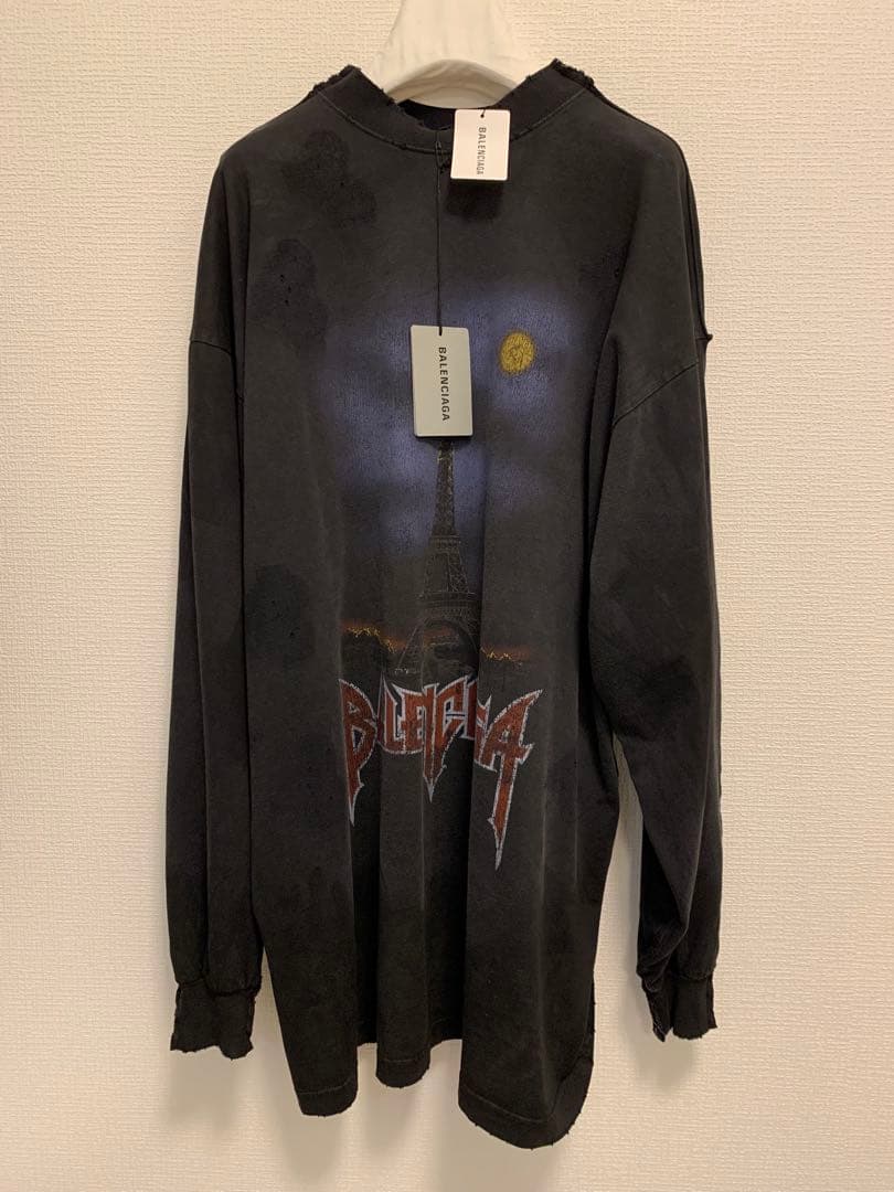 新品未使用タグ付き　バレンシアガ　パリスムーン　ロングTシャツ