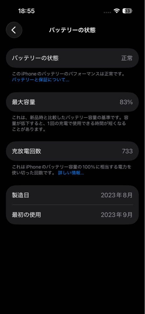 スマートフォン本体 iPhone15