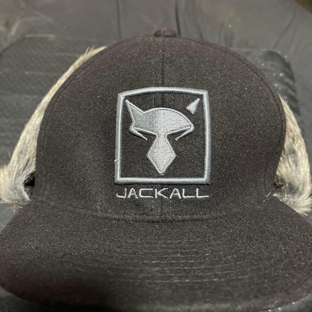 JACKALL フェス限定品 フラップ付きキャップ ブラック