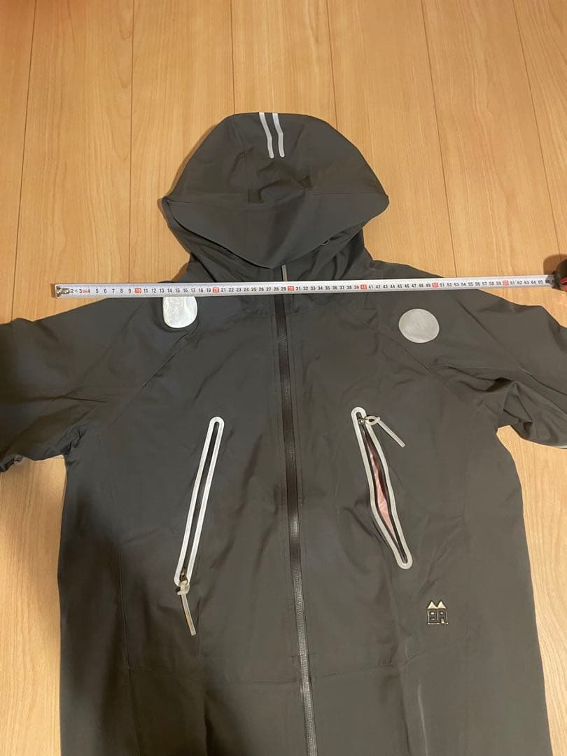 inhabitant ダークグレー ドット柄 スキーウェア