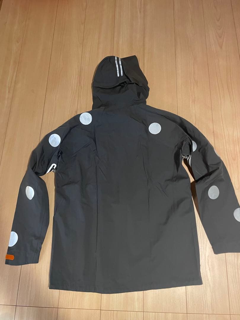 inhabitant ダークグレー ドット柄 スキーウェア