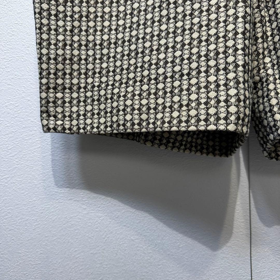 希少 ポールスミス 上質 ウール シルク 総柄 ジャケット パンツ セットアップ