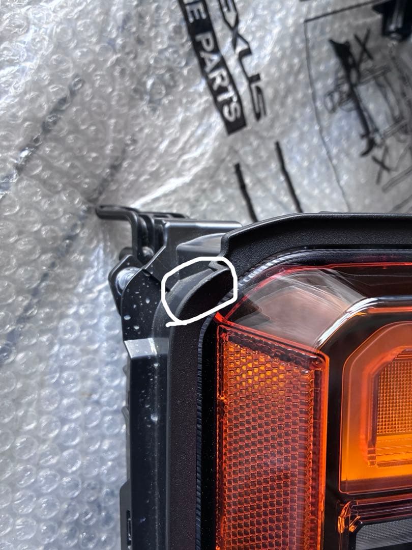 ランクル250 丸目ヘッドライト左右セット