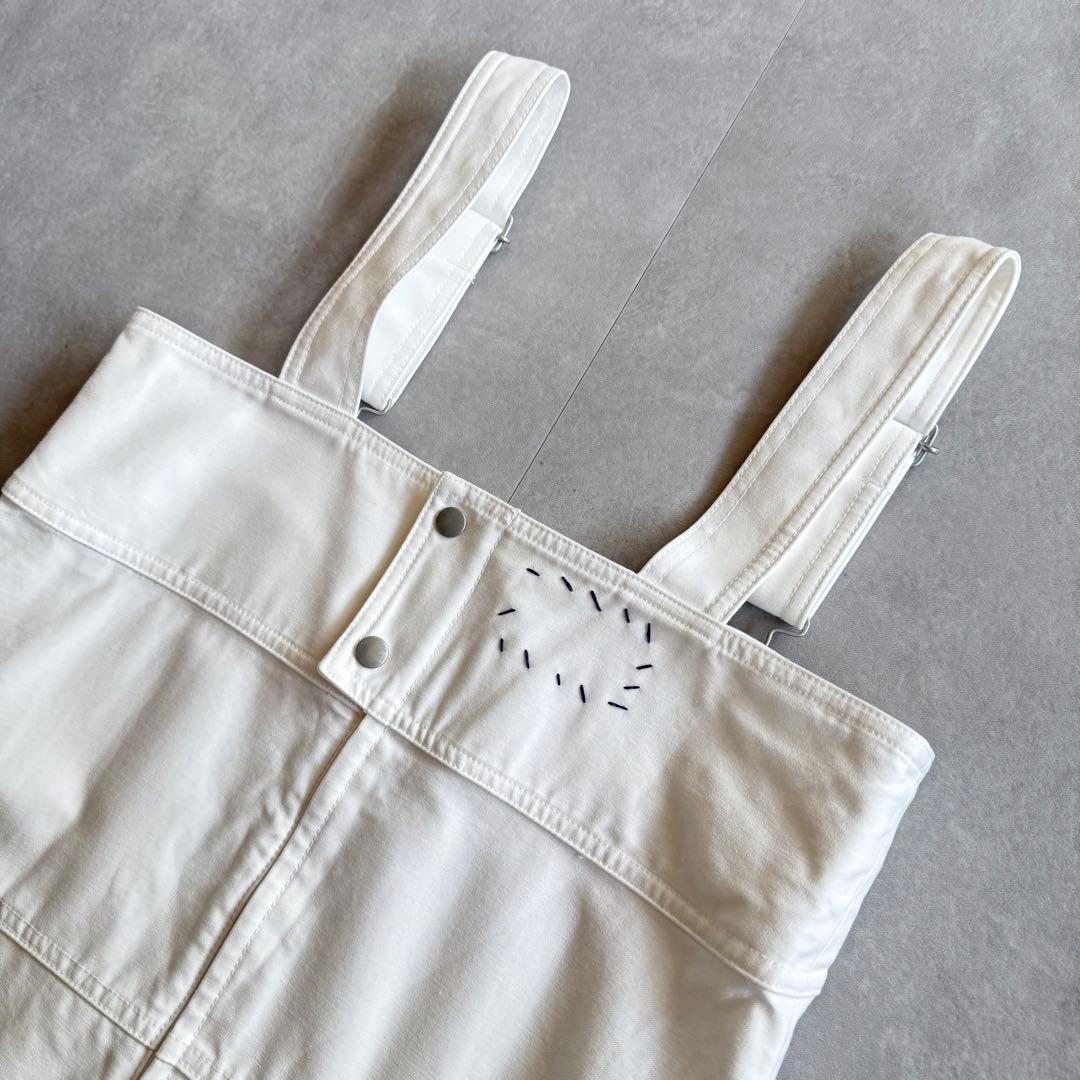 【美品✨】R.H. オーバーオール　コットンオールインワン　白　サロペット