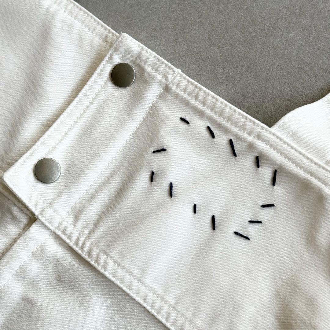 【美品✨】R.H. オーバーオール　コットンオールインワン　白　サロペット