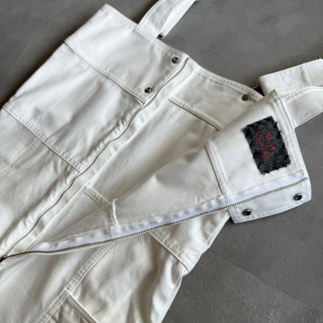 【美品✨】R.H. オーバーオール　コットンオールインワン　白　サロペット