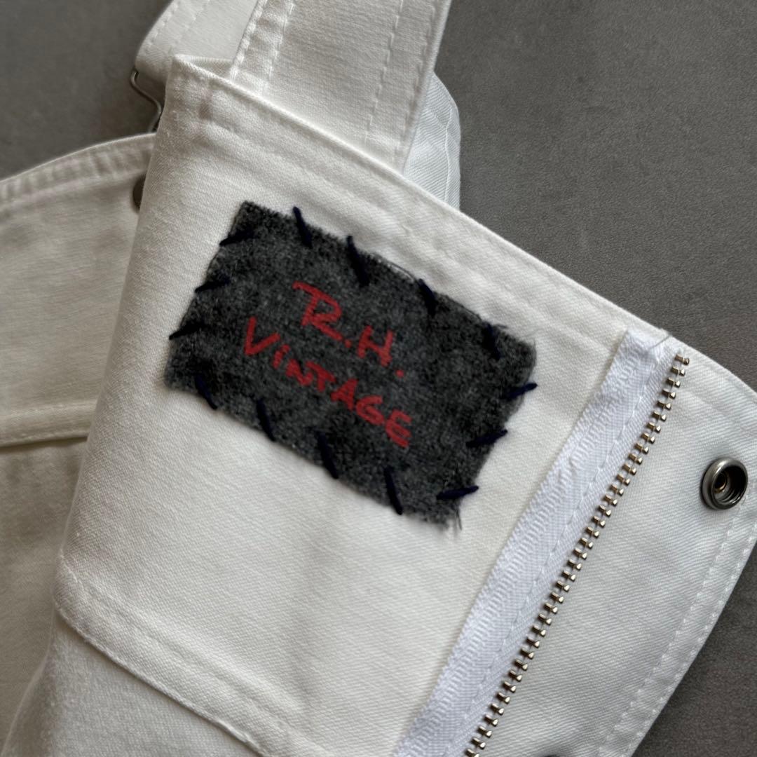 【美品✨】R.H. オーバーオール　コットンオールインワン　白　サロペット