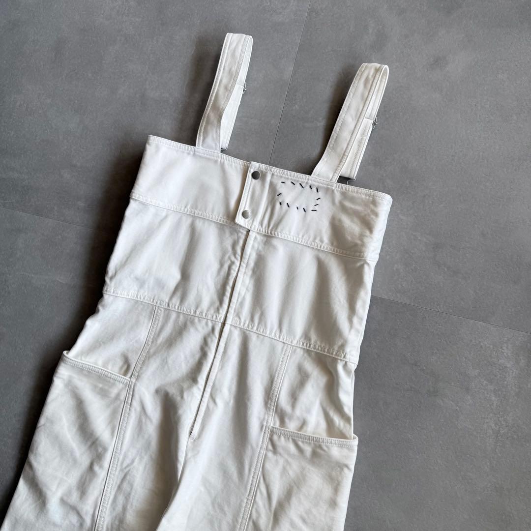 【美品✨】R.H. オーバーオール　コットンオールインワン　白　サロペット