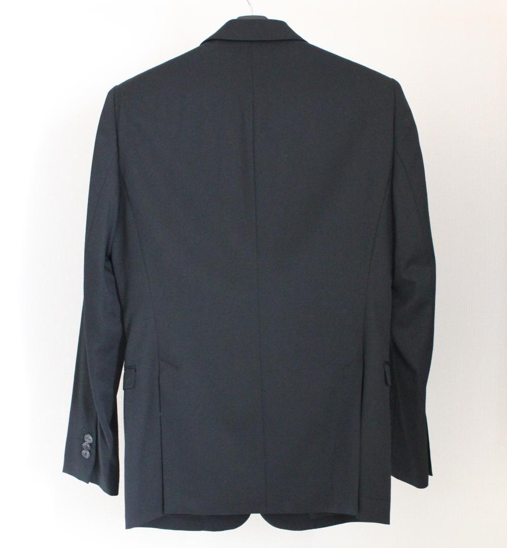 未使用✨希少 ラウンジリザード スーツ 無地 ジャケット パンツ 黒 ３(L)