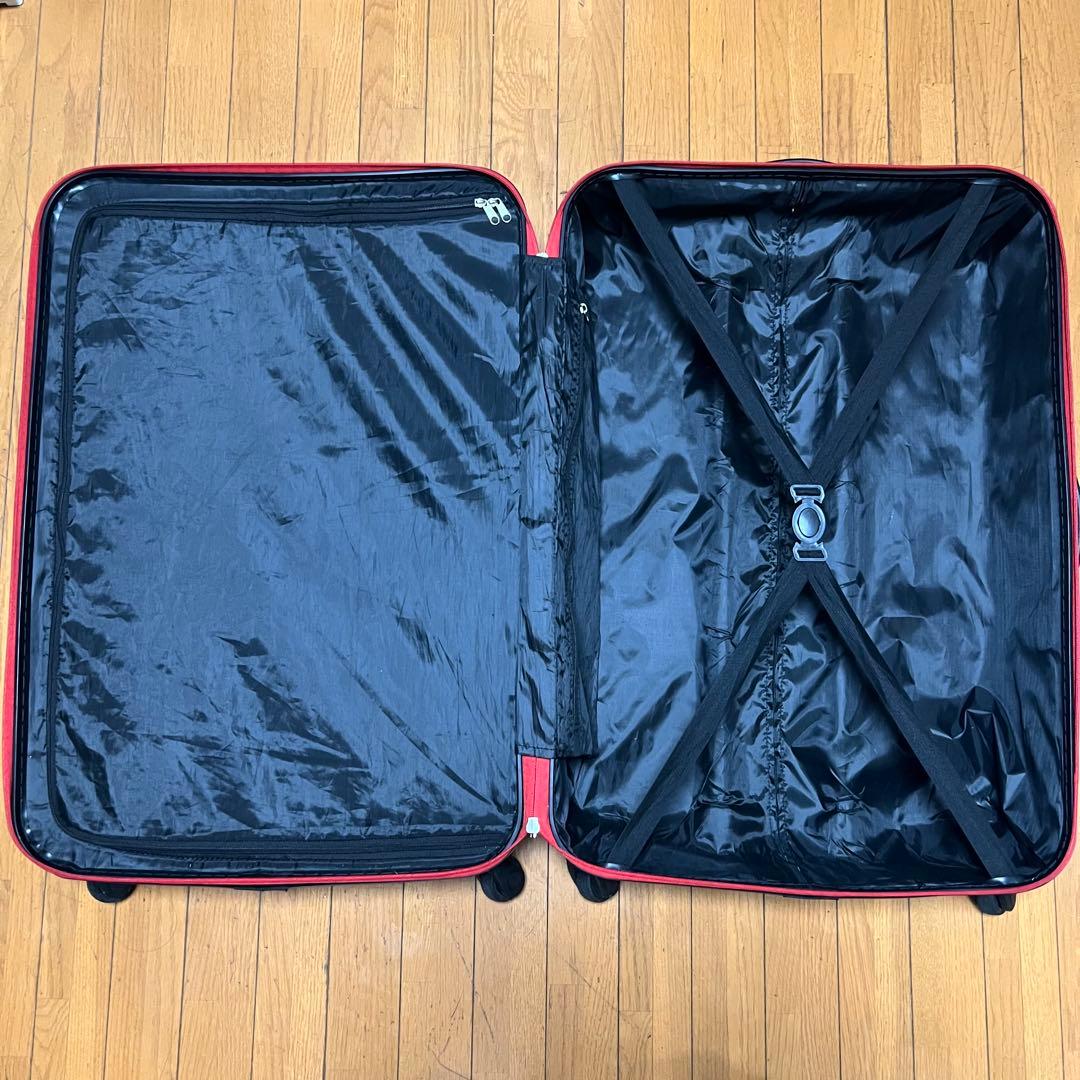 ディズニー　ミッキーマウス　スーツケース Lサイズ　黒　ブラック　軽量　4輪