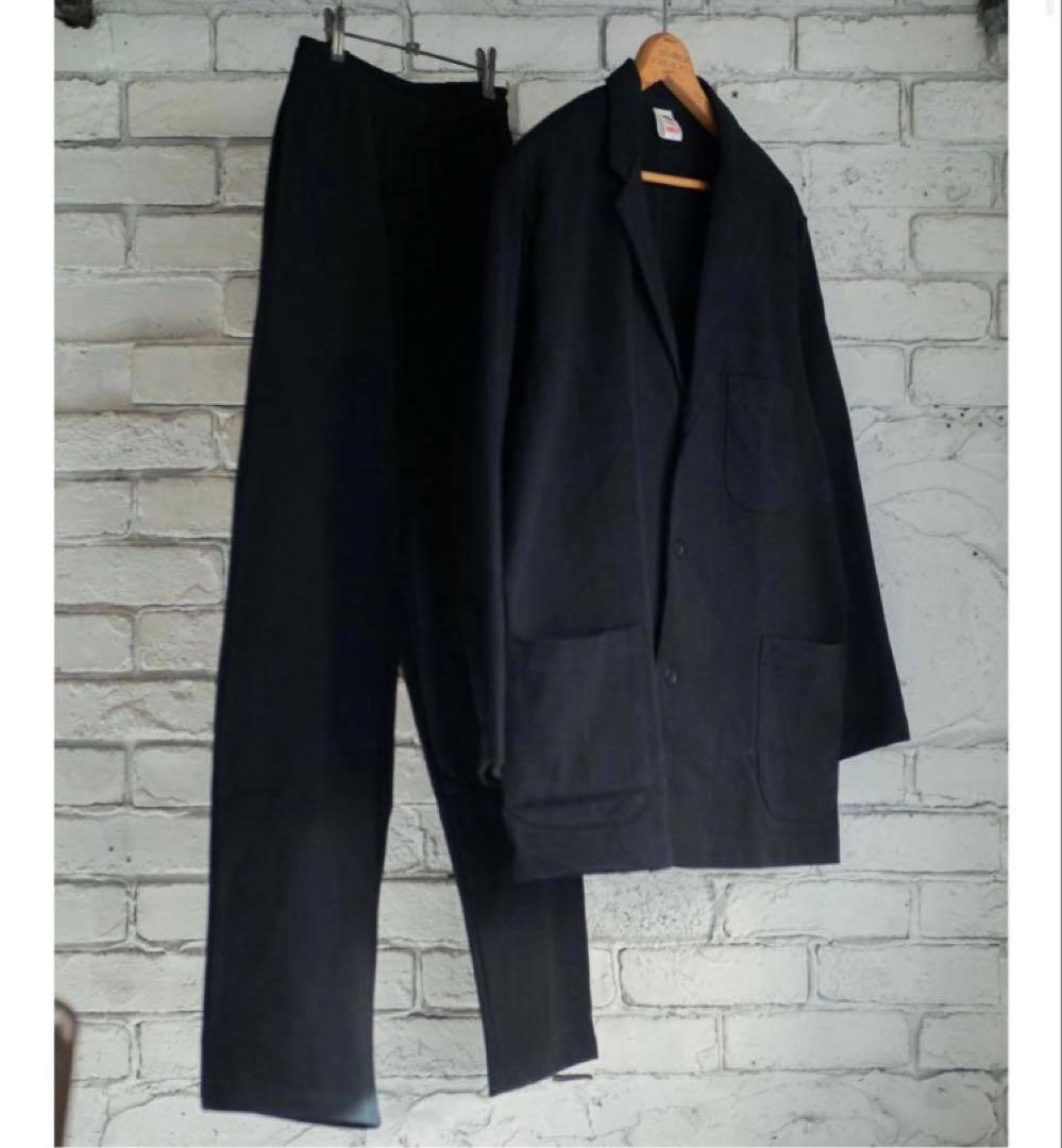 【美品】金子恵治コラボ ATHLETIC FORMAL SUITブラックLサイズ