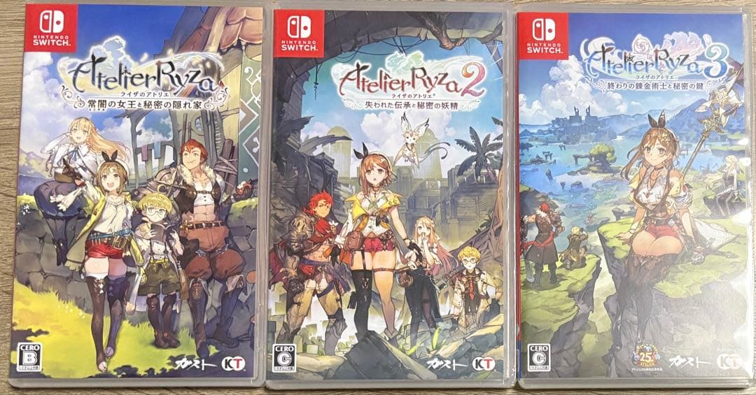 未開封有り ライザのアトリエ Switch 123セット
