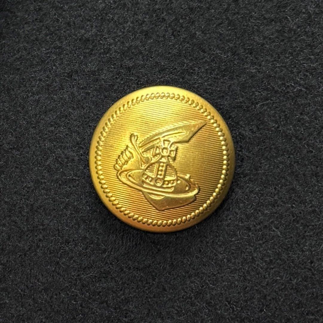 美品♡ヴィヴィアンウエストウッド オーブ ロゴ ボタン ウール ロングコート