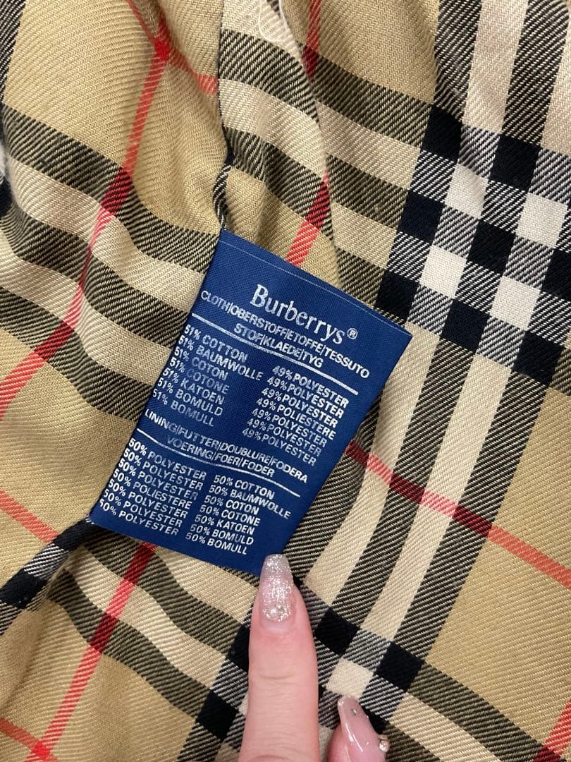 F7613 バーバリーズ　 Burberrys トレンチコート　ベージュ