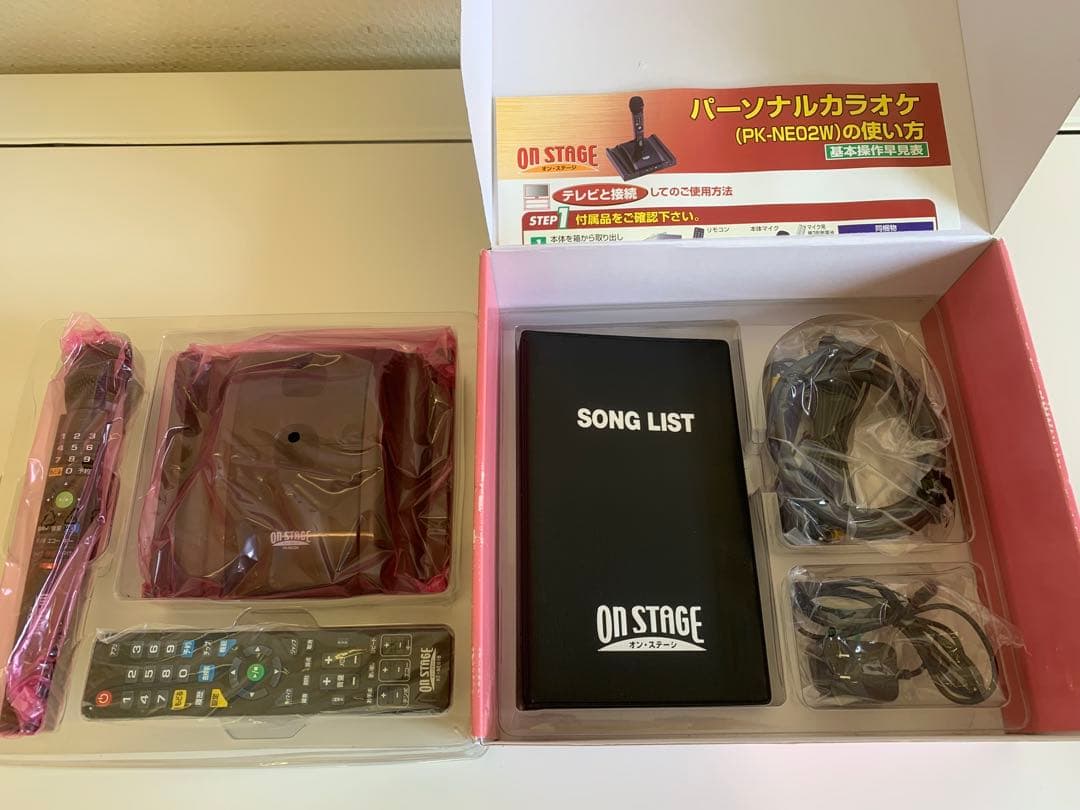 専用出品 ON STAGEパーソナルカラオケ お家カラオケ PK-NE02W