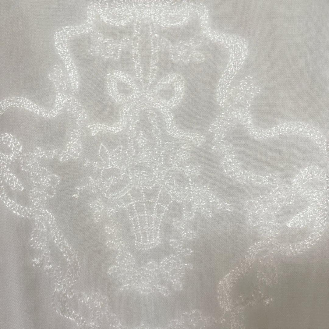 猫・うさぎレース装飾付きホワイトチュニック フランシュリッペ