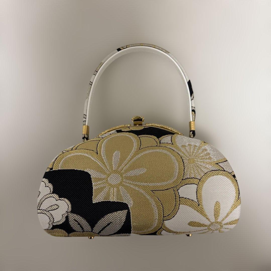 花柄バッグと草履セット　成人式　Lサイズ