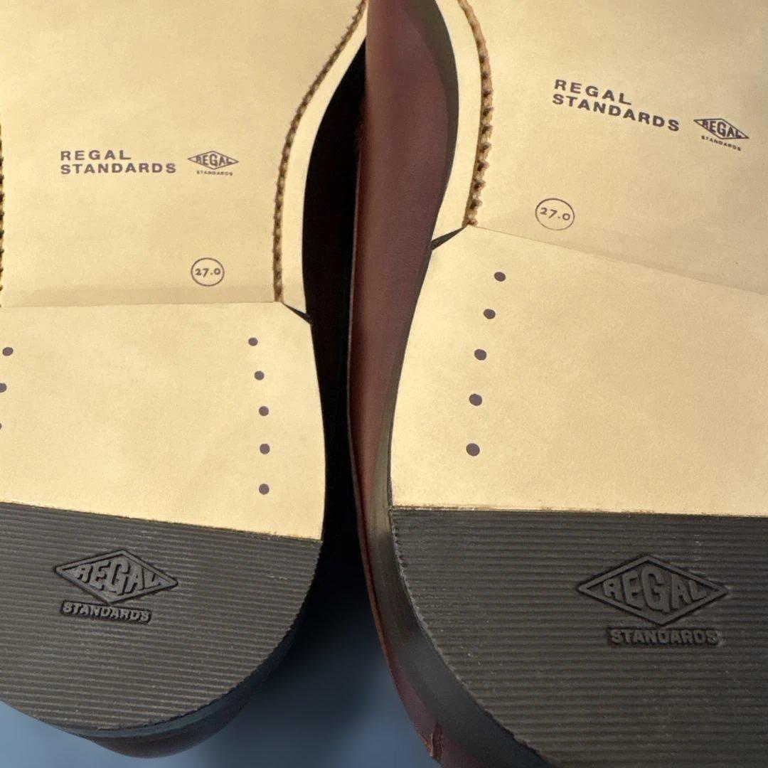 REGALリーガルスタンダード59KRバーガンディ ローファービジネスシューズ