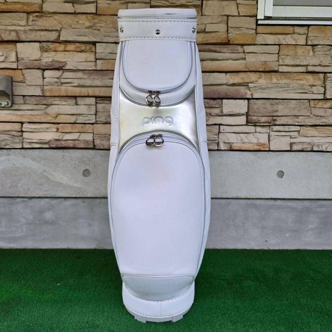 PING ピン レデースキャディバッグ ホワイト