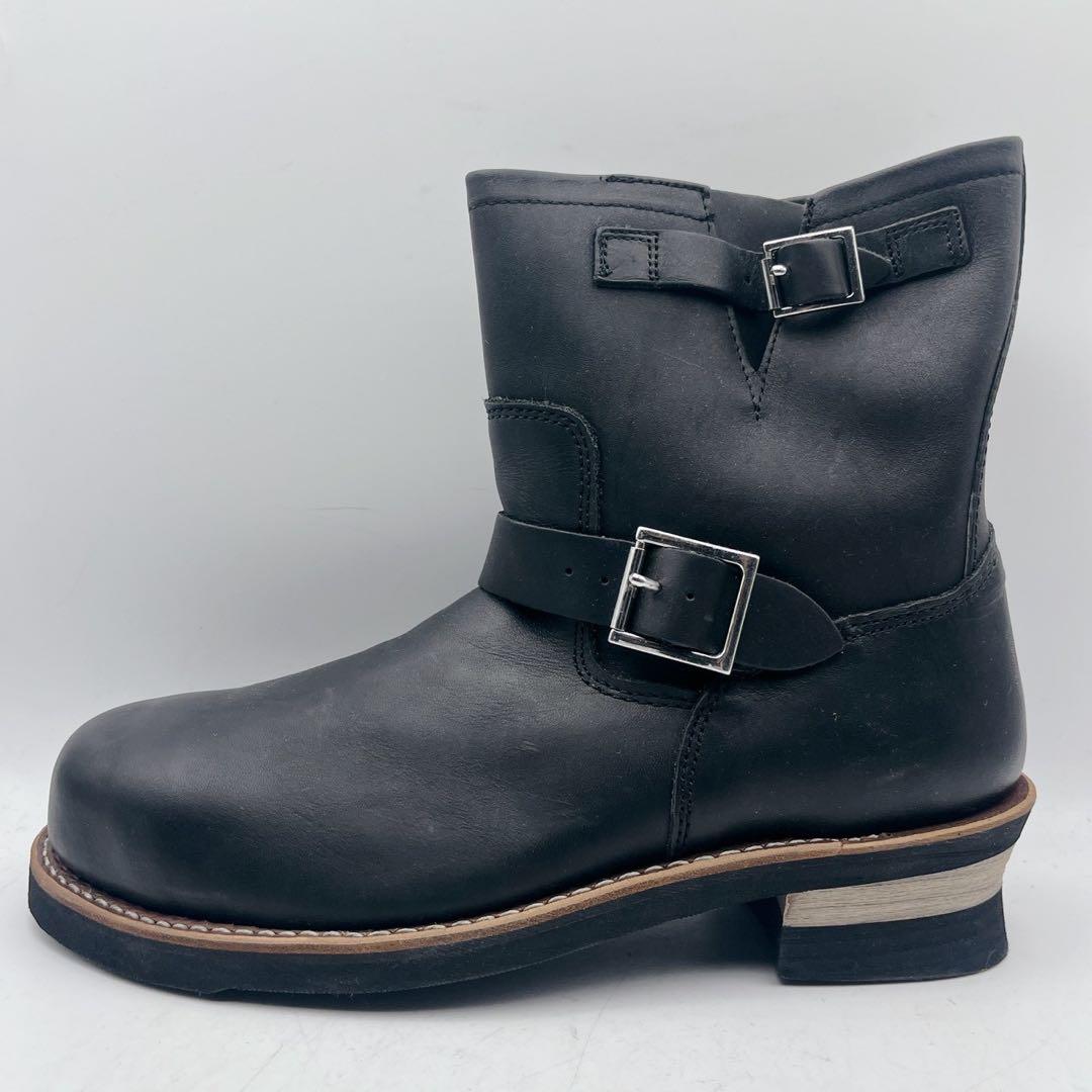 希少サイズ❗️極美品✨ホーキンス エンジニアブーツ 黒 29cm レザー 本革