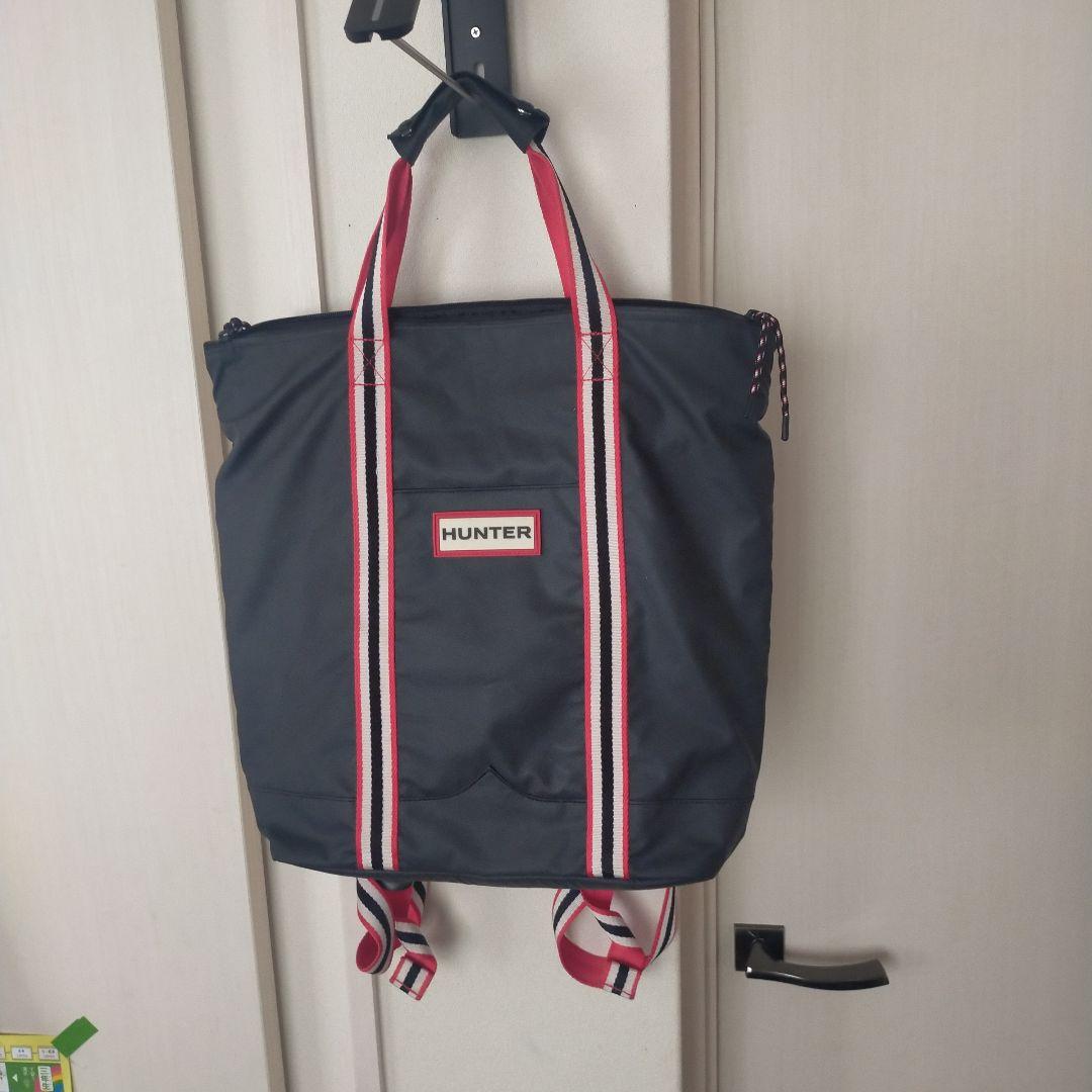 値下 HUNTER ブラック 2Way バッグ リュック