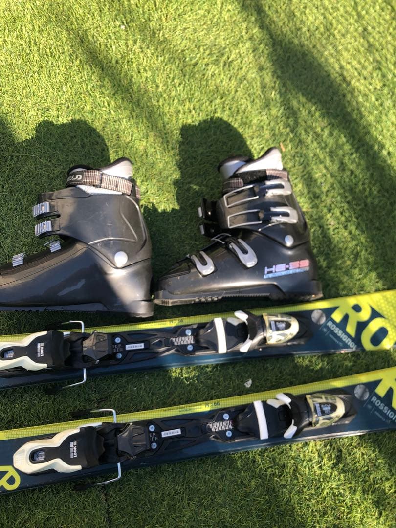 ロシニョールショートスキー板 スキーブーツセット30.0cm