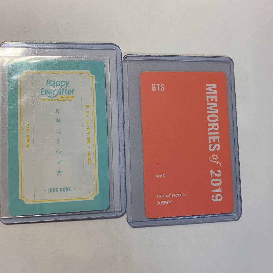 BTS ジョングク トレカ ハピエバDVDトレカ BTS Memoriesトレカ