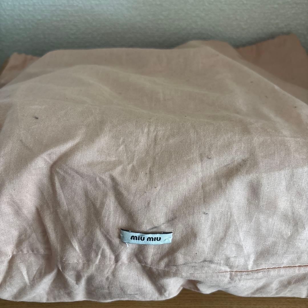 miumiu VITELLO LUX 2way ショルダーバッグ　ブラウン