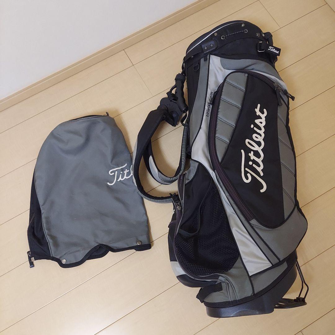 Titleist タイトリスト 軽量 キャディバック スタンド ブラック/グレー