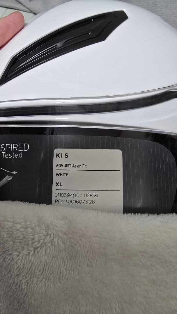 【美品】AGV K1S Asian Fit フルフェイスヘルメット XLサイズ