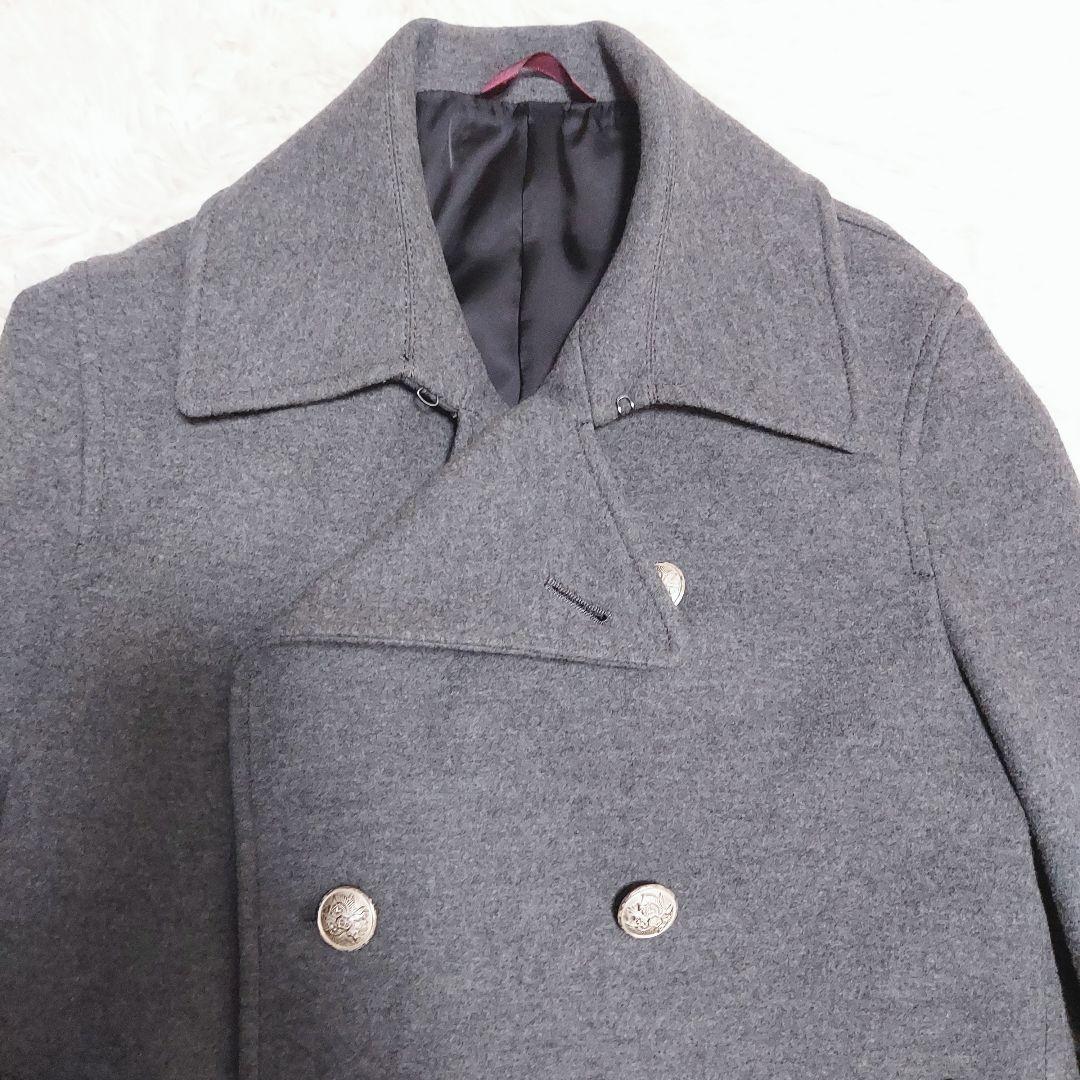 未使用級美品✨　ポールスミス　ダブル　ピーコート　L グレー　ウール