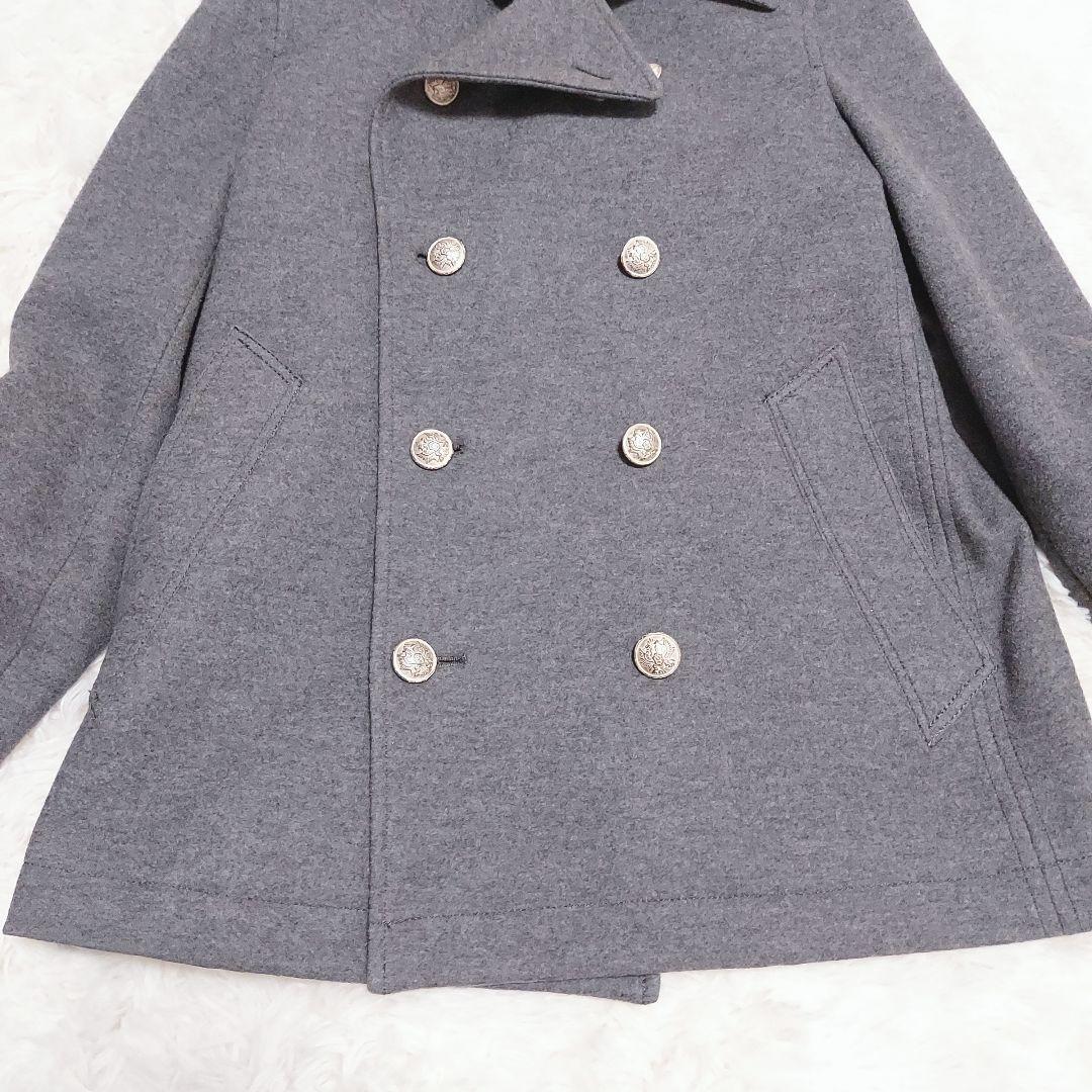 未使用級美品✨　ポールスミス　ダブル　ピーコート　L グレー　ウール