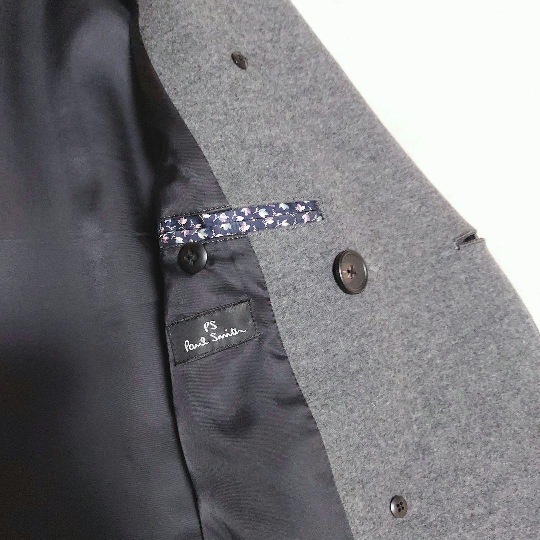 未使用級美品✨　ポールスミス　ダブル　ピーコート　L グレー　ウール