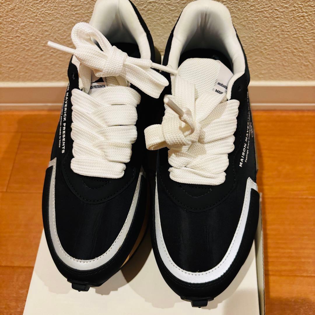 【美品】MAISON MAVERICK PRESENTS 厚底スニーカー　黒