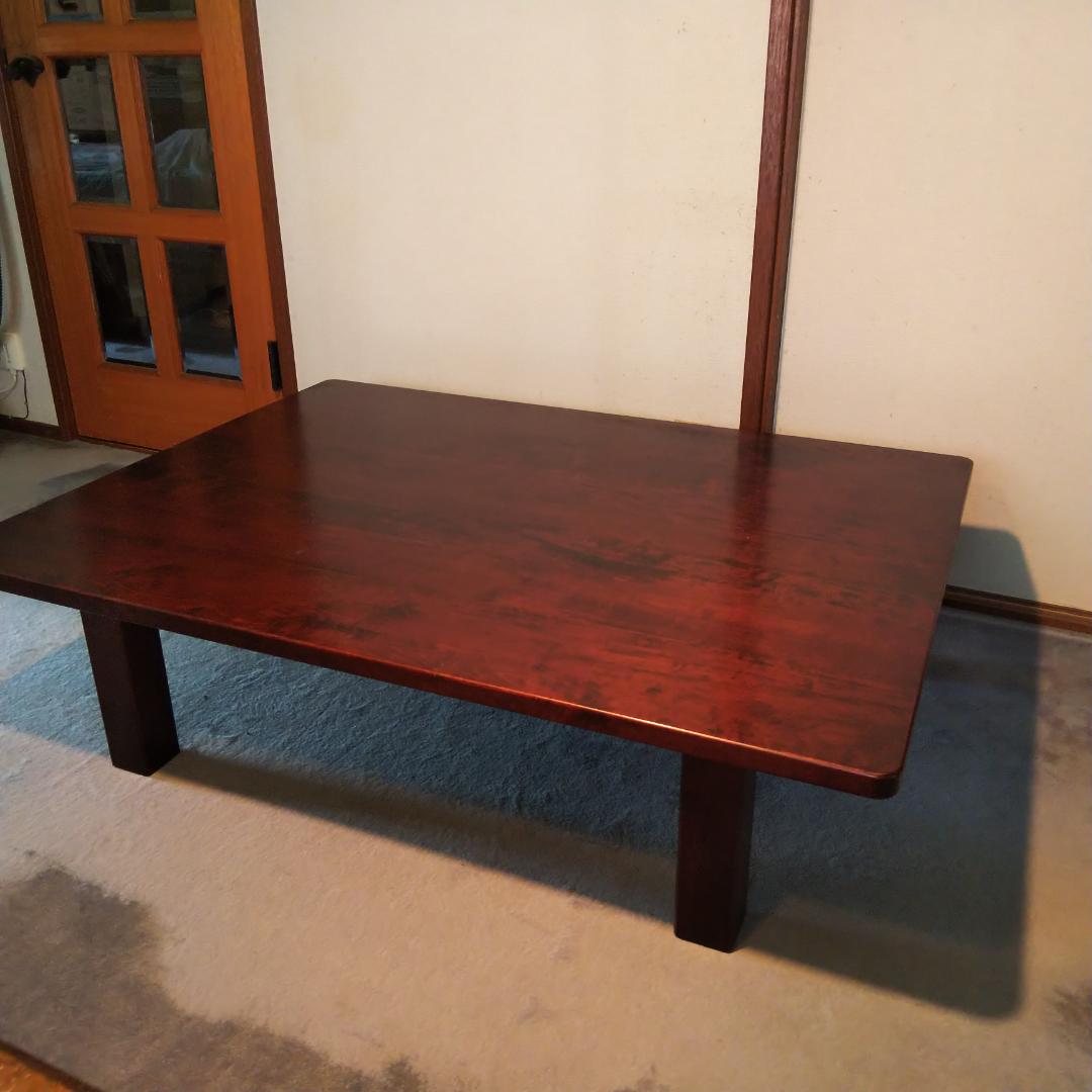 北海道民芸家具 座卓 センターテーブル リビングテーブル 美品