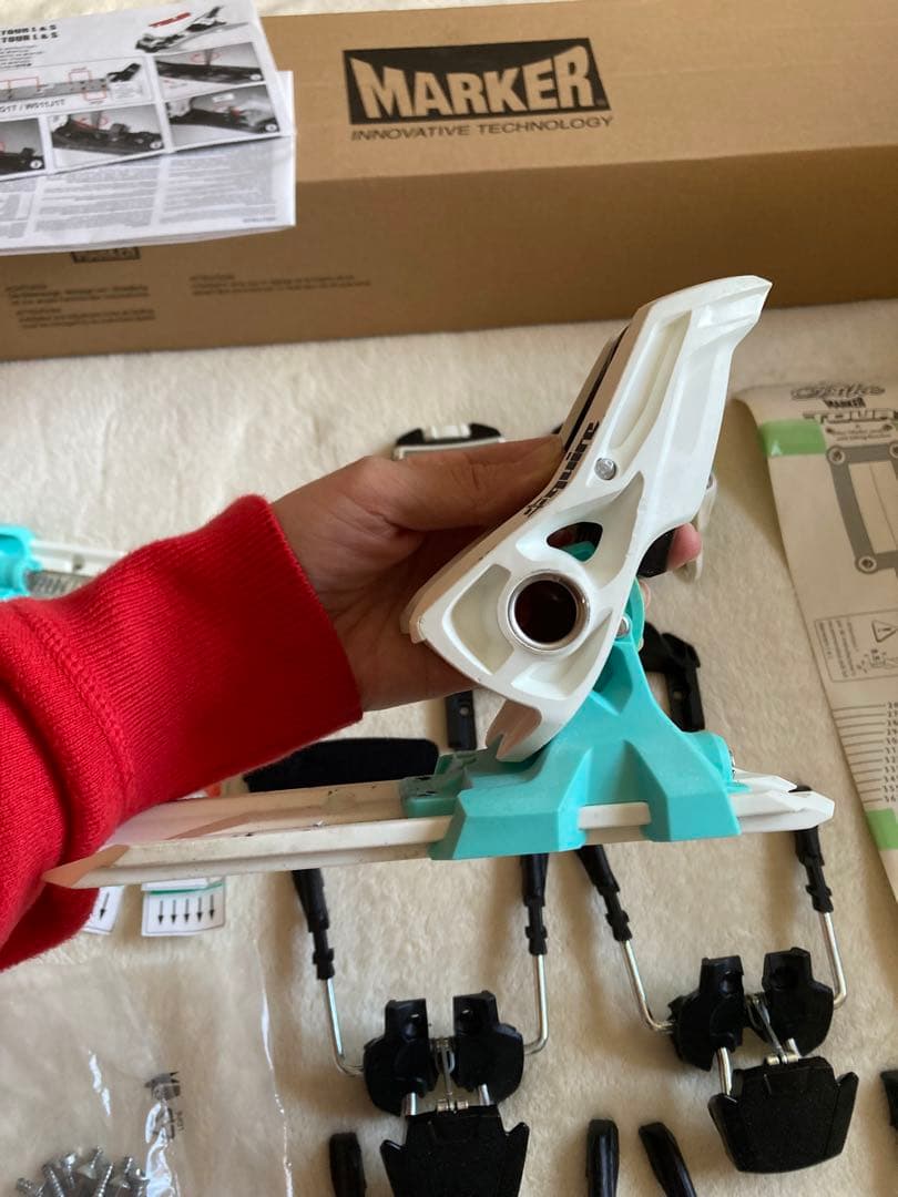 Marker Squire スキー　ビンディング　ターコイズブルー
