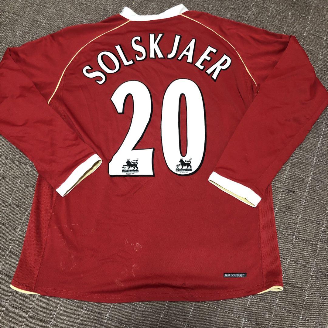 田中シェン着　マンチェスターユナイテッド　06 07 長袖　スールシャール