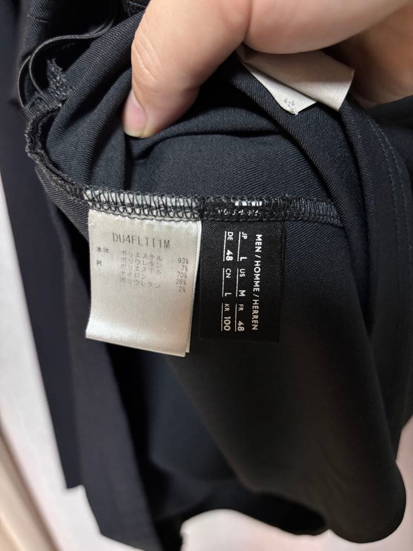 デサント　オルテラインI/O ブラック長袖カットソー