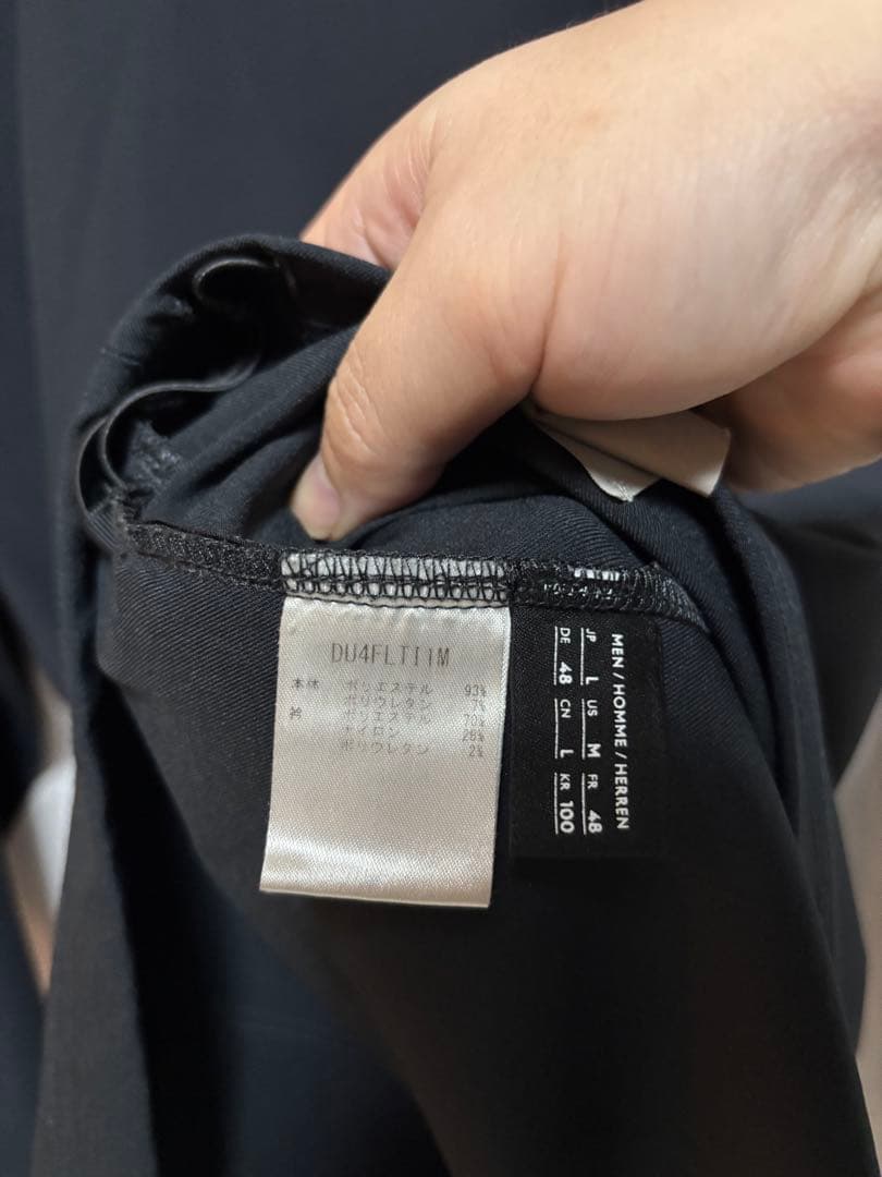 デサント　オルテラインI/O ブラック長袖カットソー