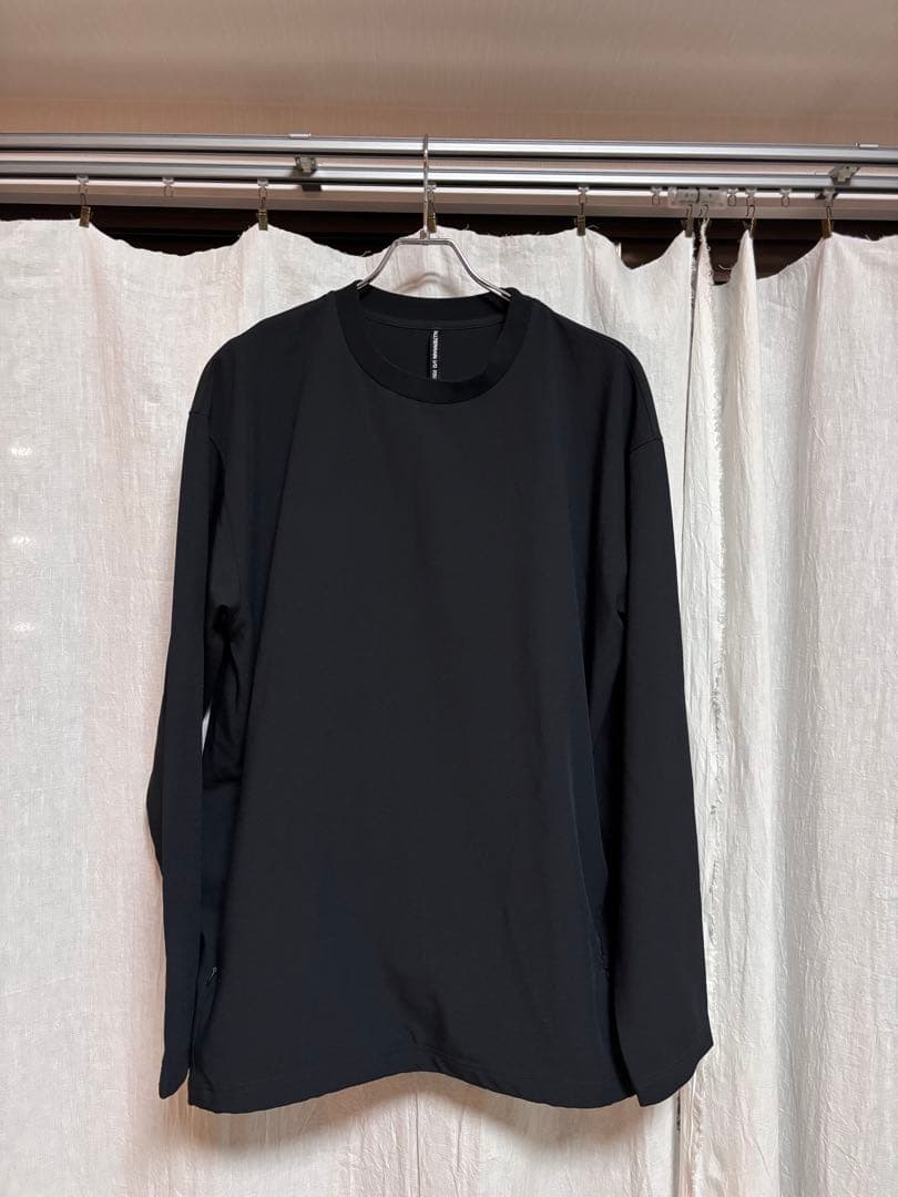 デサント　オルテラインI/O ブラック長袖カットソー