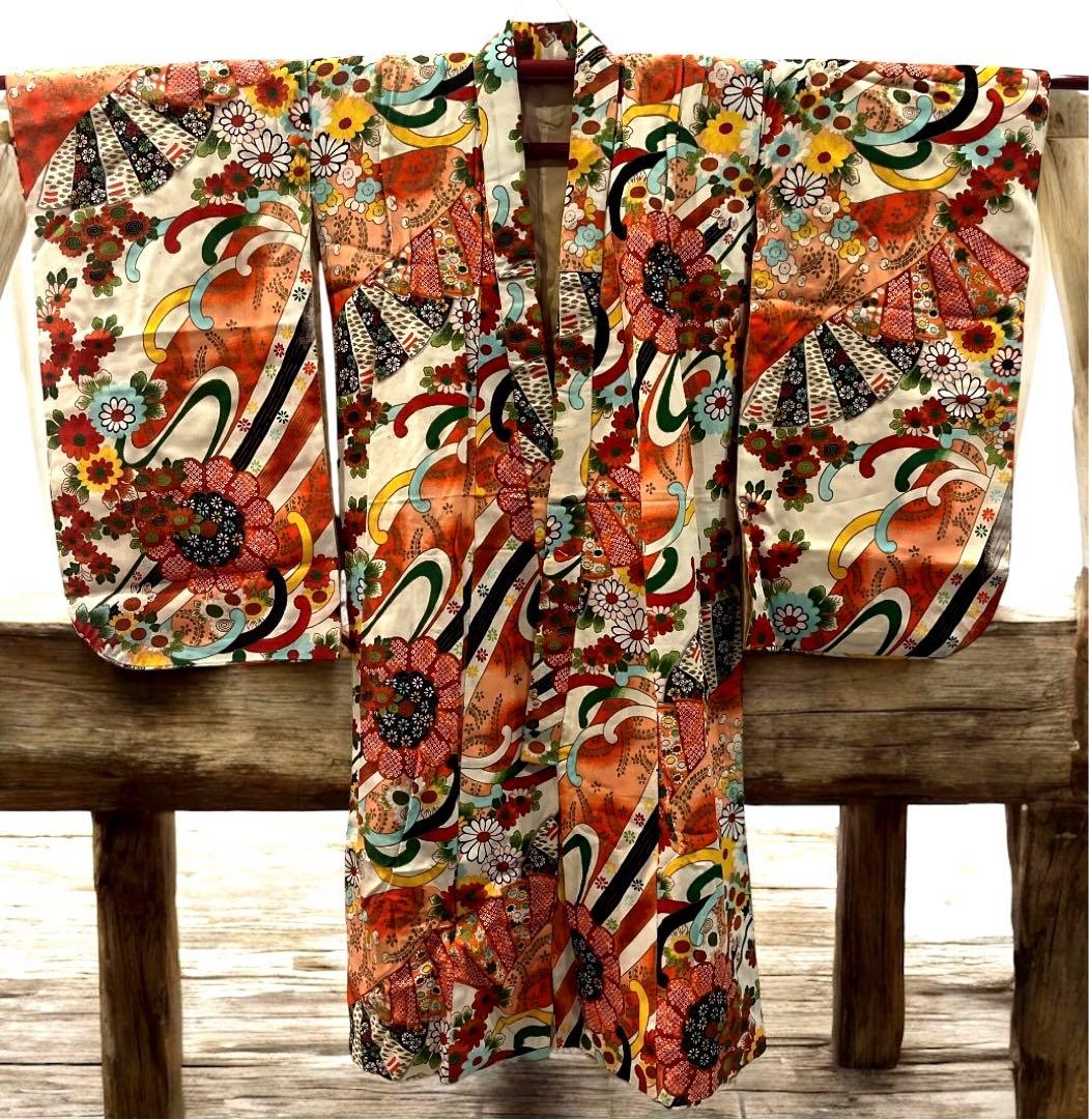 アンティーク　七五三　3歳　着物