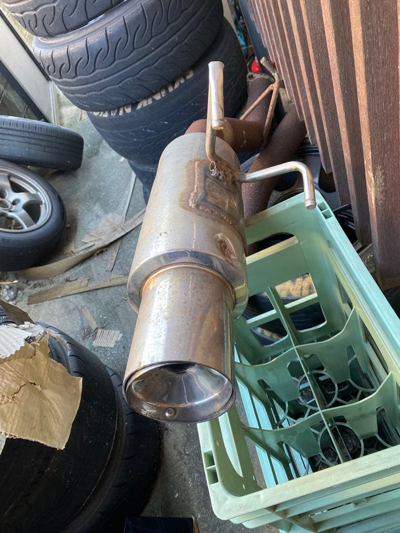 S13 シルビア　180SX マフラー　砲弾