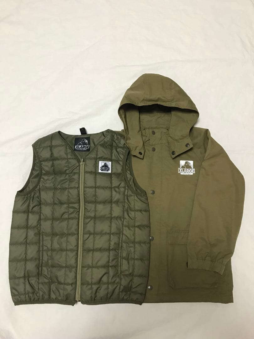 XLARGE KIDS 3WAY JACKET フード・ライナー取り外し可