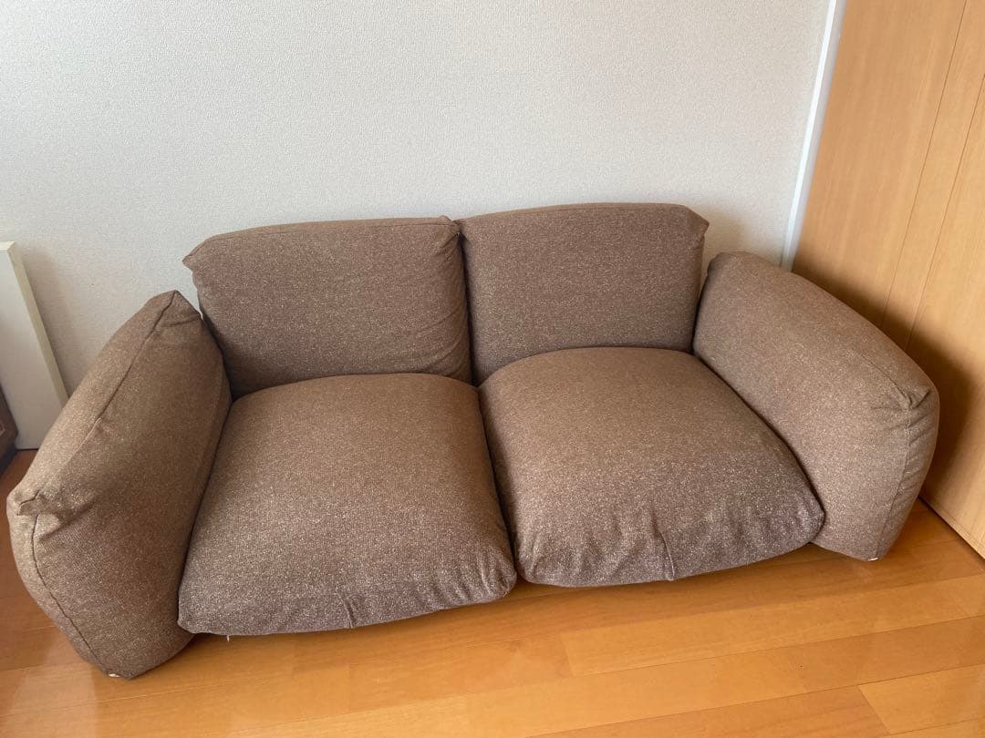 太郎と花子さま専用　arflex マレンコ ソファ 2シーター　ブラウン