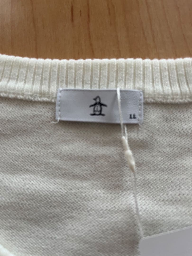 新品タグ付 マンシングウェア 薄手ニット ゴルフ LL