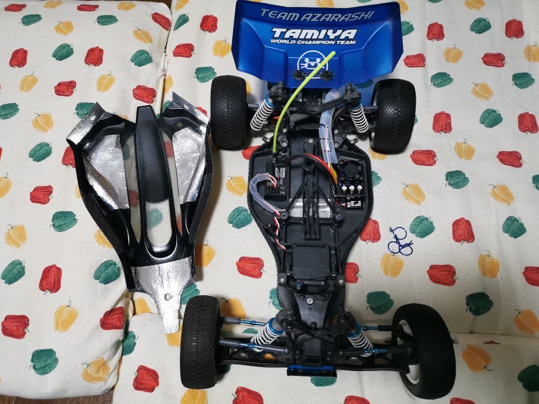 タミヤ TRF201 オプション　スペアパーツ多数 ESCモーターサーボ付き