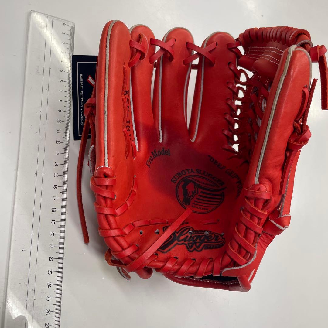 久保田スラッガー　ジュニア用軟式野球グローブ オレンジ 左投用