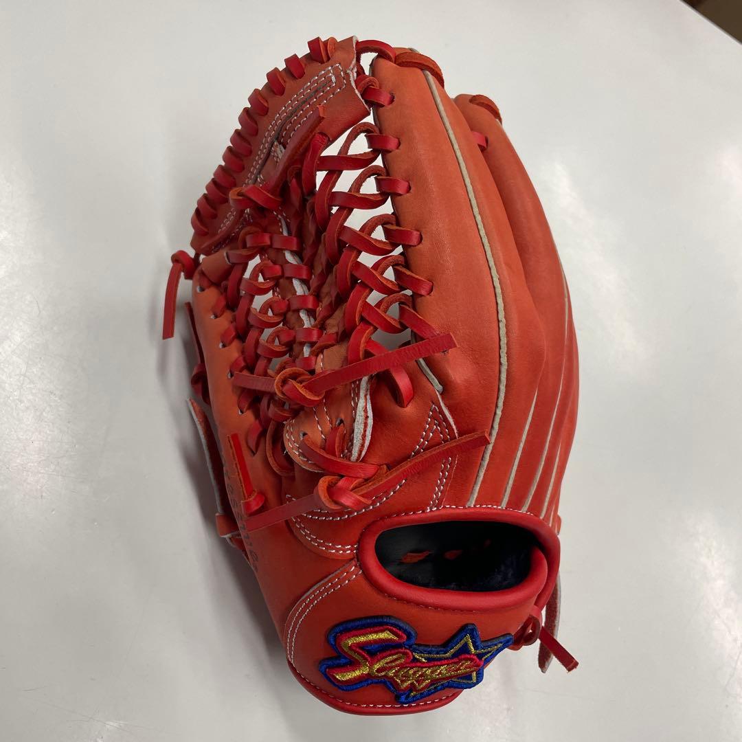 久保田スラッガー　ジュニア用軟式野球グローブ オレンジ 左投用