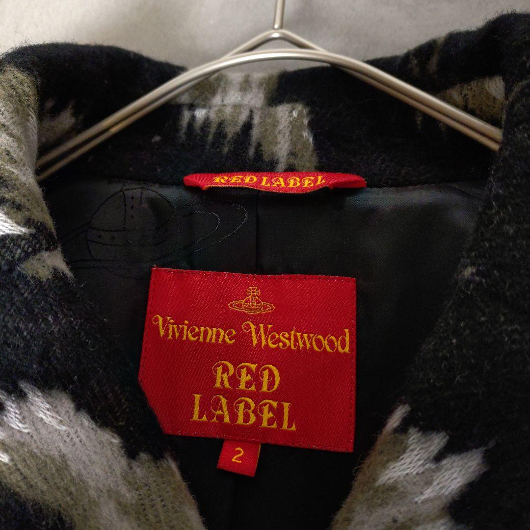 ヴィヴィアンウエストウッド ラブ襟 総柄 レオパード 豹柄 コートM