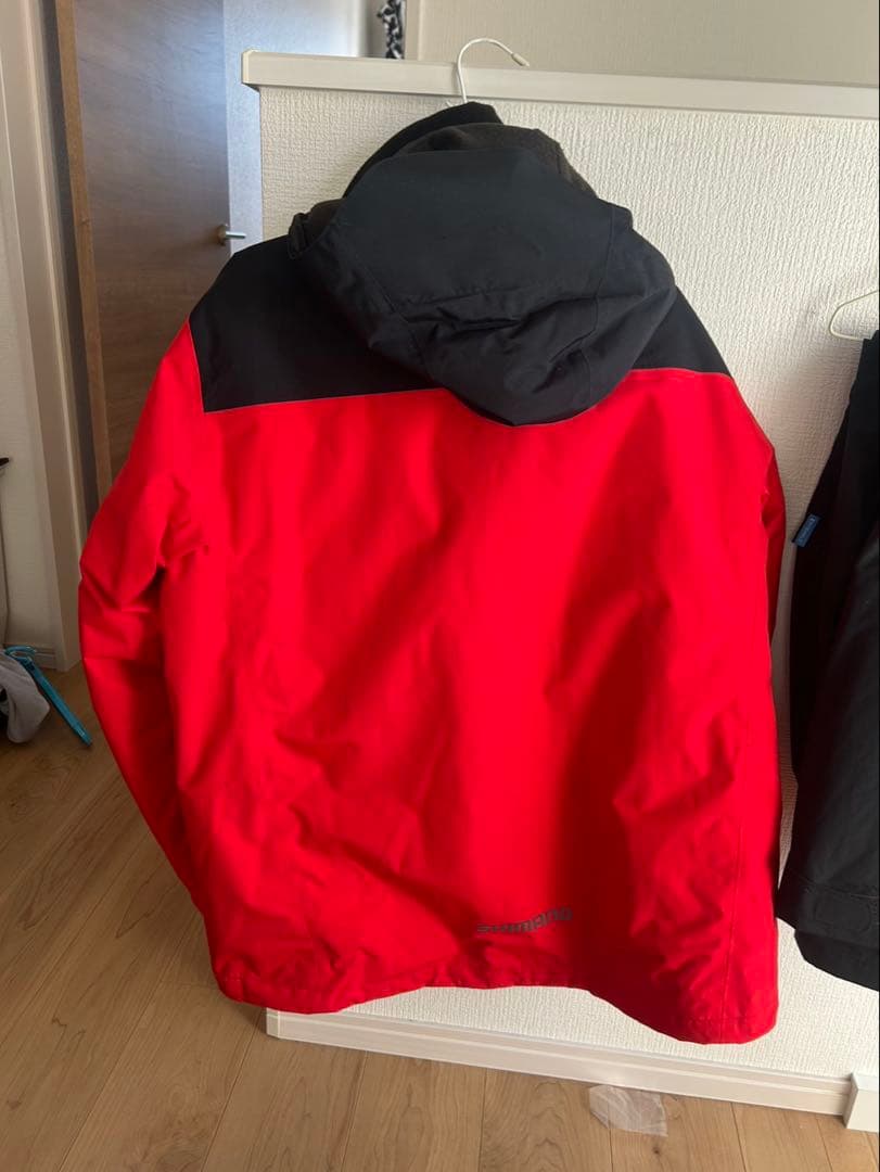 SHIMANO フィッシングジャケット XL レッド/ブラック